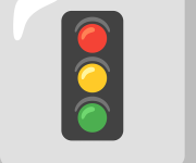 Traffic lights on West Hill Road