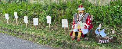 Henry VIII scarecrow